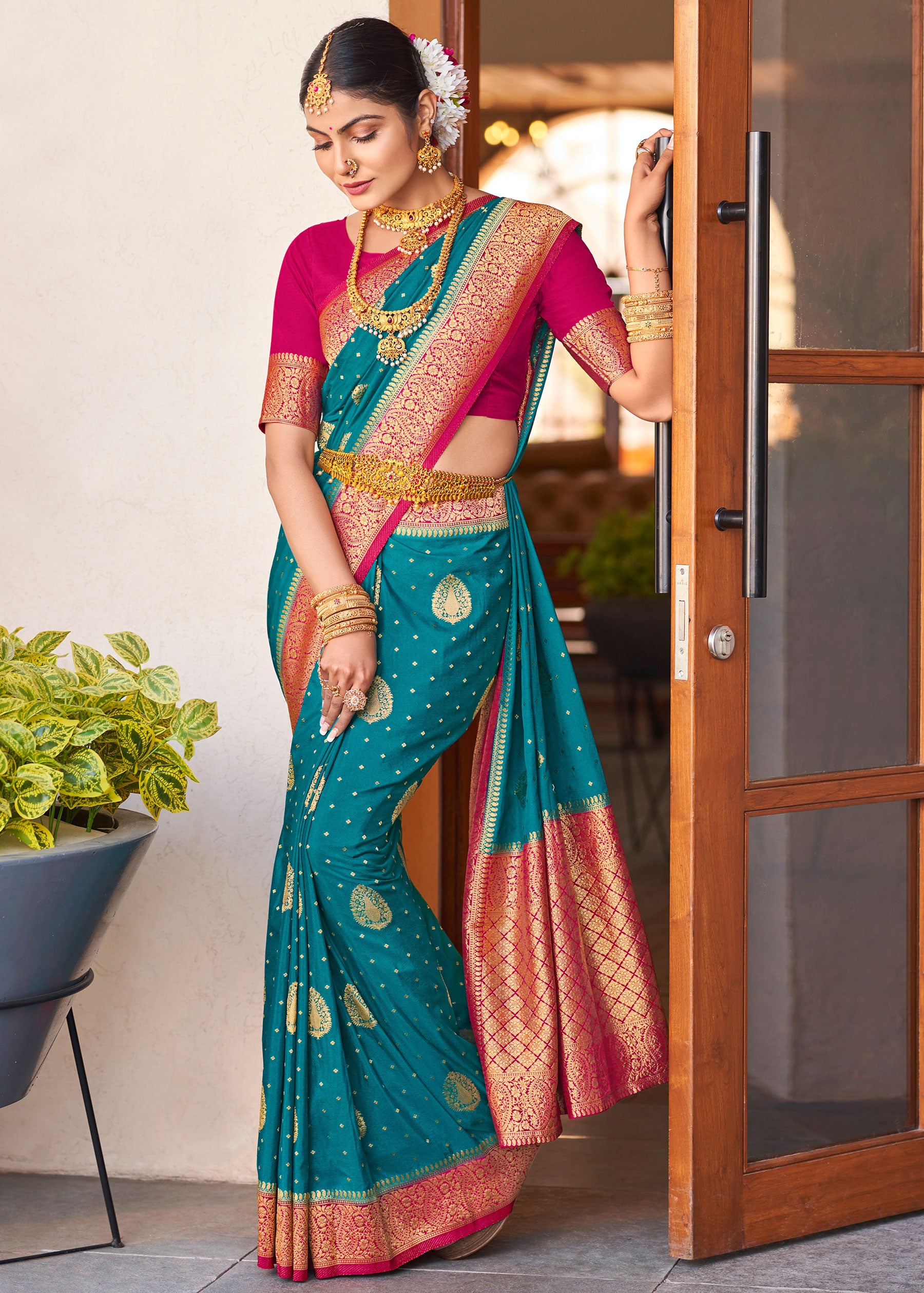 New Designer Multi Color Silk Crepe Saree With Price.